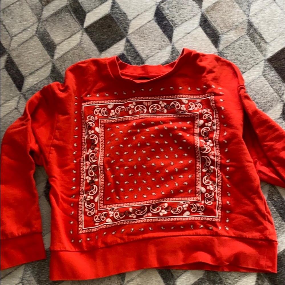 Zara bandana sweatshirt